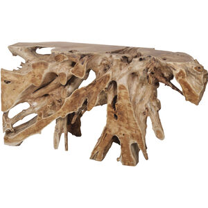 Teak Root 60 X 16 inch Natural Console Table