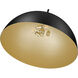 Vega 3 Light 31.5 inch Matte Black Pendant Ceiling Light