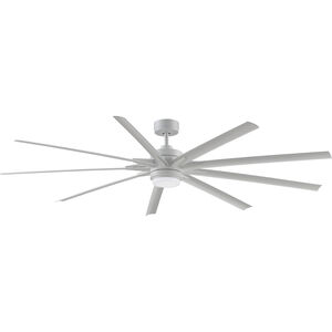 Odyn 84 84 inch Matte White Indoor/Outdoor Ceiling Fan
