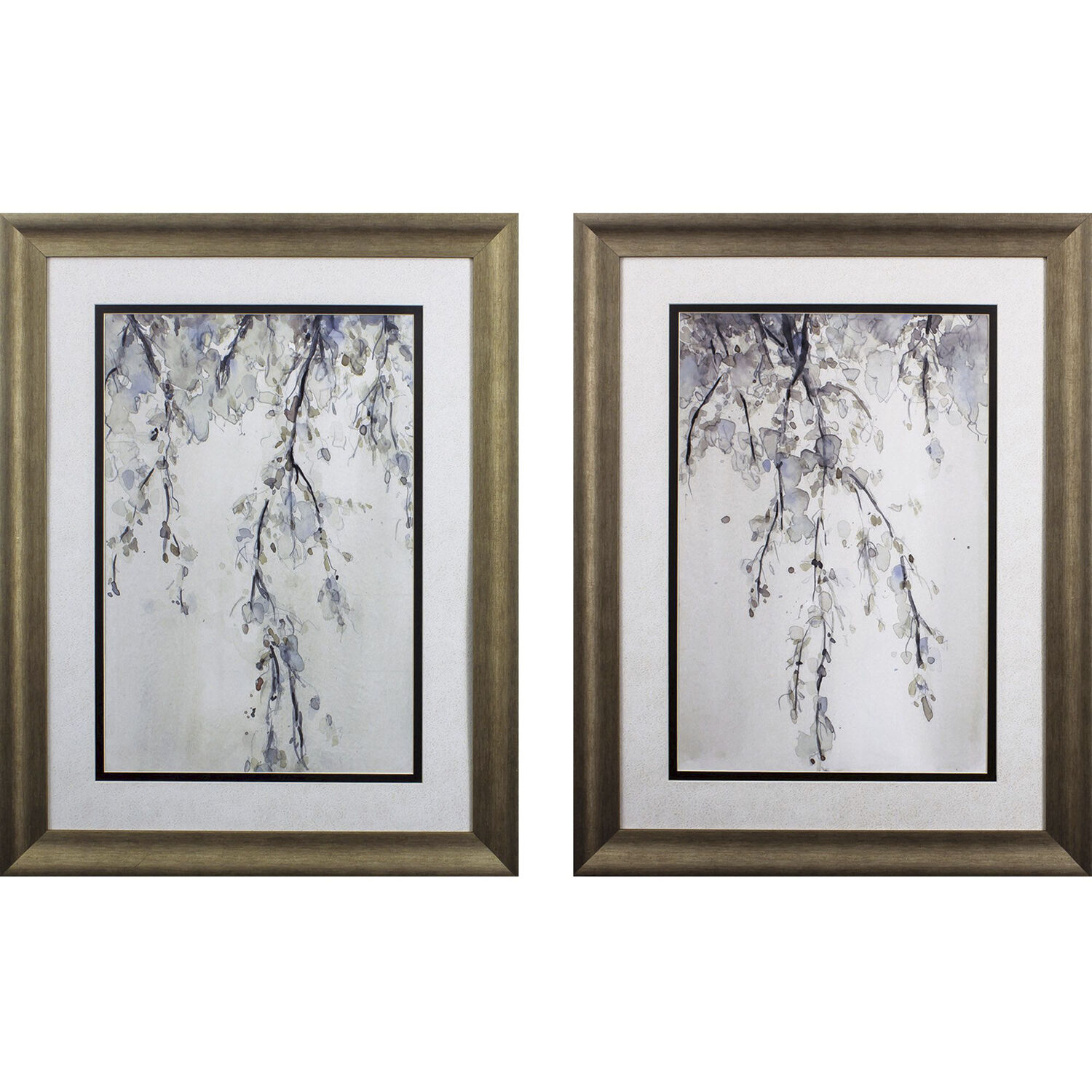 Florals Neutral and Gray Framed Art, Propac