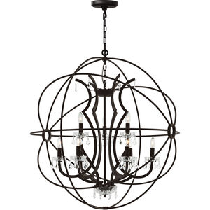 Campechia 9 Light 36 inch Brown Up Chandelier Ceiling Light