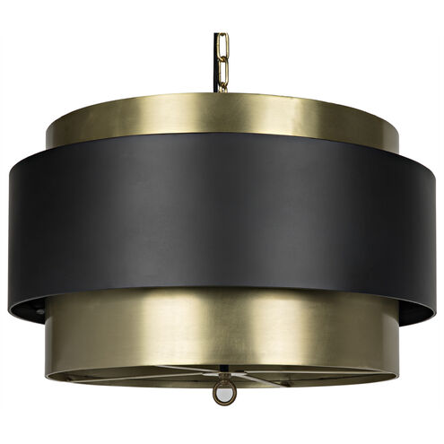 Demetrius 4 Light 24 inch Antique Brass Pendant Ceiling Light