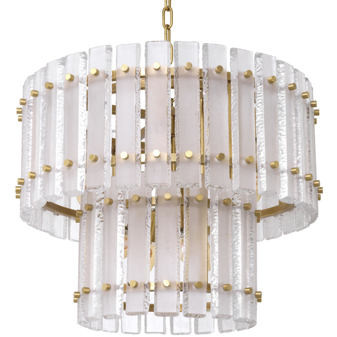 Blason 10 Light 23.23 inch Antique Brass Chandelier Ceiling Light