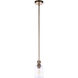 Romero 1 Light 5 inch Satin Brass Mini Pendant Ceiling Light
