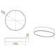 Coronado LED 20 inch Brushed Nickel Flush Mount Ceiling Light