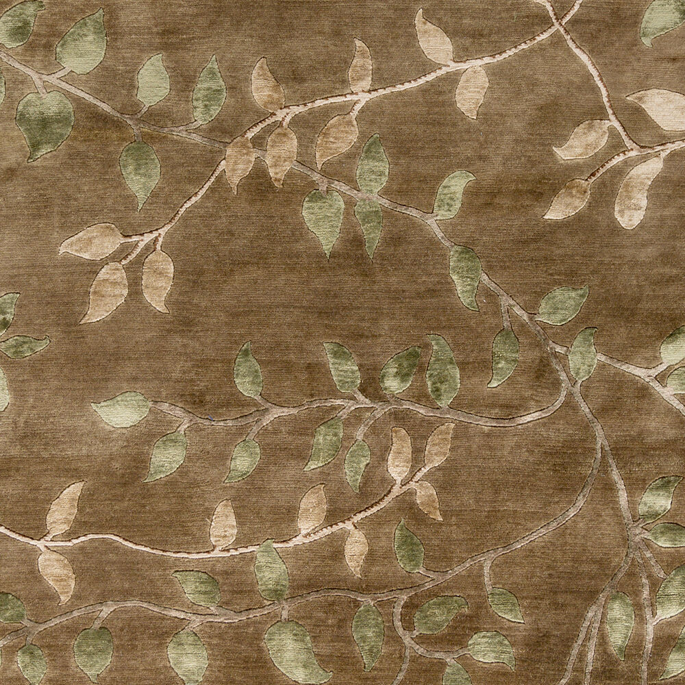 Synergy 108 X 72 inch Dark Brown / Sage / Taupe Handmade Rug