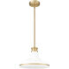 Reznor Pendant Ceiling Light in Modern Gold