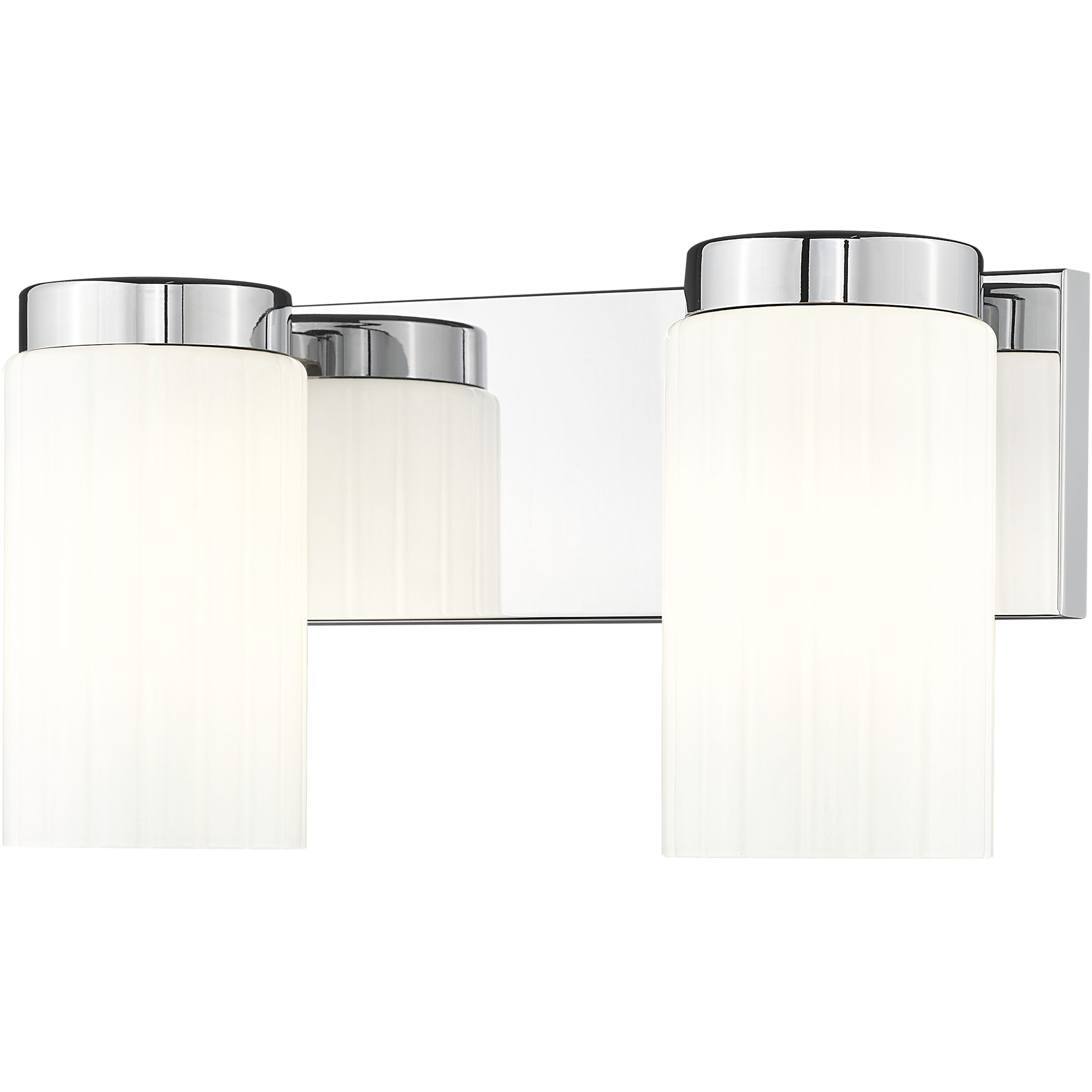 Burk 2 Light 13.75 inch Chrome Bath Vanity Light Wall Light