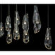Luma 10 Light 44.5 inch Sterling Pendant Ceiling Light, Large