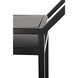 Downtown B Matte Black Bookcase