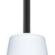 Cierro 1 Light Black Stem Pendant Ceiling Light