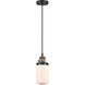 Franklin Restoration Dover LED 5 inch Black Antique Brass Mini Pendant Ceiling Light