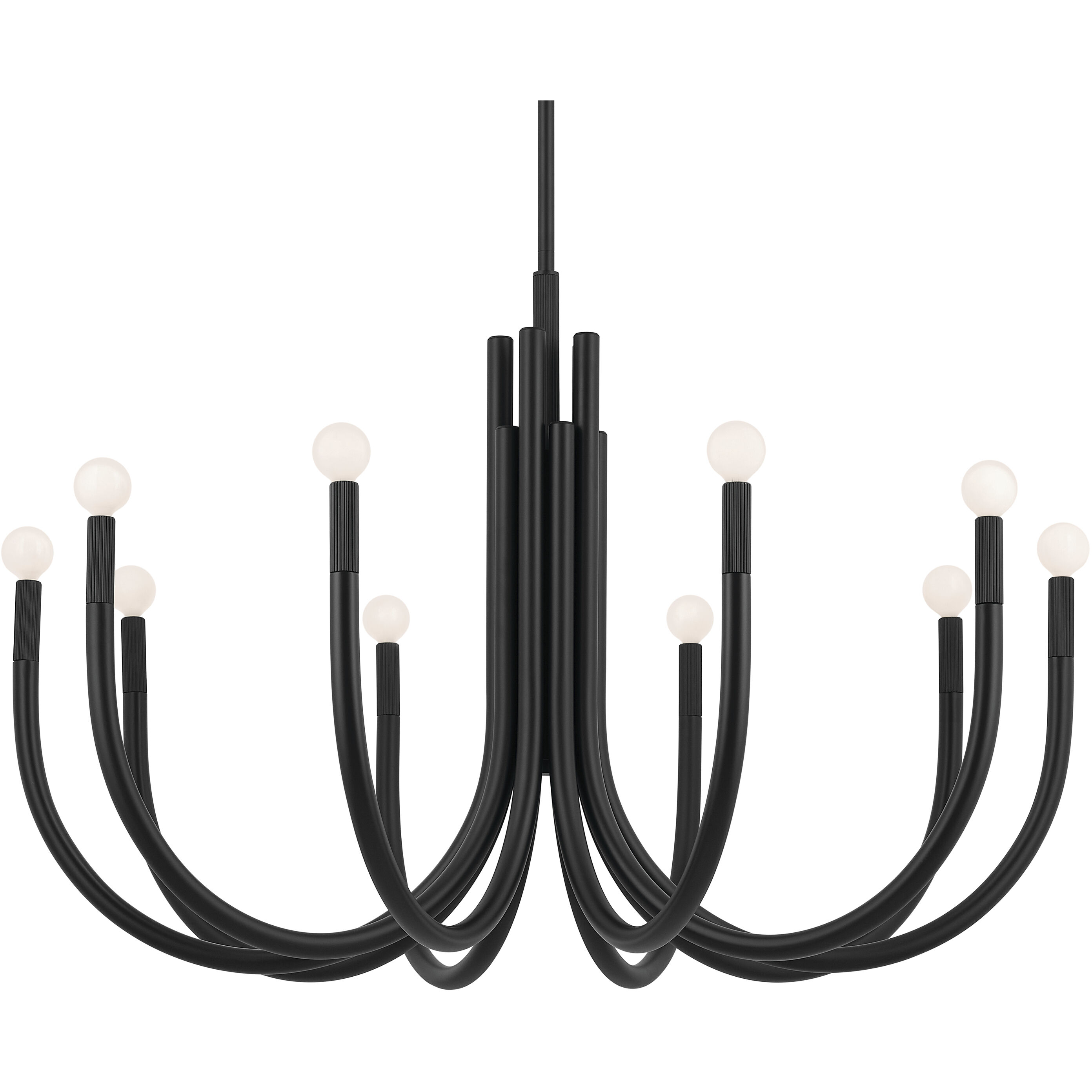 Odensa LED 40.25 inch Black Chandelier Ceiling Light