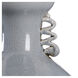 Wildwood 32 inch 100 watt Slate Gray Crackle Glaze Table Lamp Portable Light