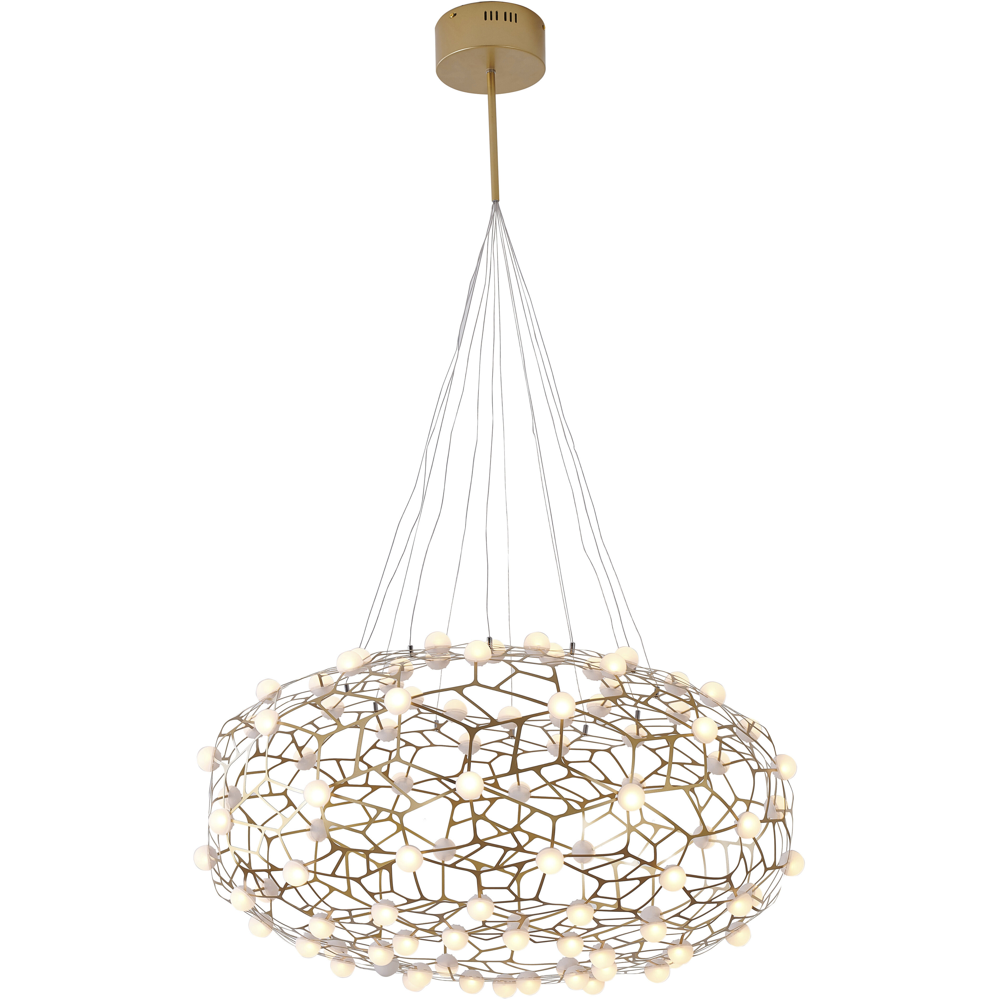 Canada LED 31.5 inch Gold Chandelier Ceiling Light