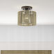 Acordia 1 Light 8.5 inch English Bronze Semi Flush Mount Ceiling Light, Small