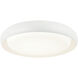 Milia LED 18.25 inch Matte White Flush Mount Ceiling Light