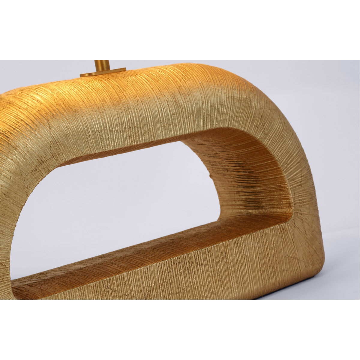 Kelly Wearstler Utopia 20 inch 15.00 watt Gild Combed Console Lamp Portable Light