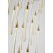 Canada LED 28 inch Gold and Charcoal Black Chandelier Ceiling Light