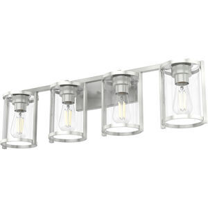 Astwood 4 Light 33.25 inch Brushed Nickel Vanity Light Wall Light