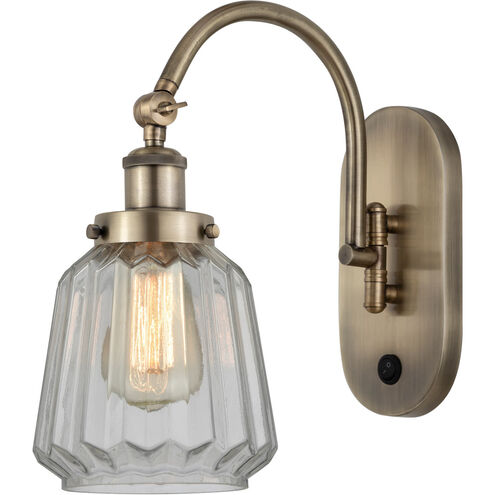 Franklin Restoration Chatham 1 Light 7 inch Antique Brass Sconce Wall Light