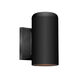 MarbleX 1 Light 7 inch Matte Black Exterior Wall Mount