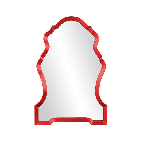 Nadia 44 X 29 inch Glossy Red Wall Mirror