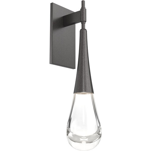 Rain Drop LED 5 inch Graphite Indoor Sconce Wall Light in 3000K LED