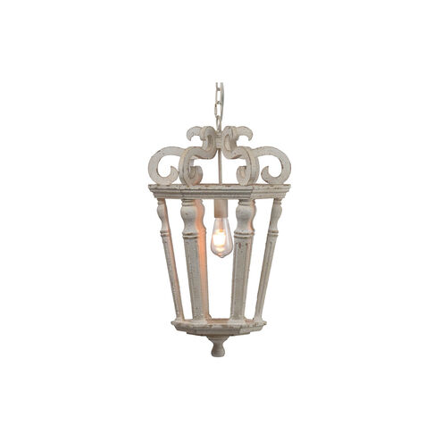Bonner 16 inch Weathered White Chandelier Ceiling Light