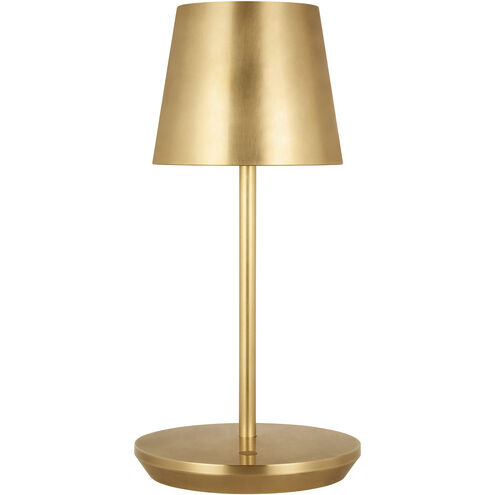 Sean Lavin Nevis 10.5 inch 2.40 watt Hand Rubbed Antique Brass Rechargeable Table Lamp Portable Light