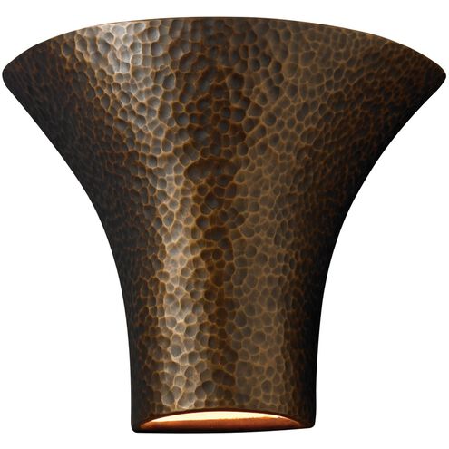 Ambiance LED 12 inch Antique Copper Wall Sconce Wall Light in 1000 Lm LED, Large