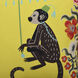 Maharaja Monkey 24 X 6 inch Yellow Pillow