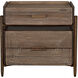 Savino 31 X 30 inch Dark Walnut Side Table
