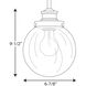 Penn 1 Light 6.88 inch Natural Brass Mini-Pendant Ceiling Light