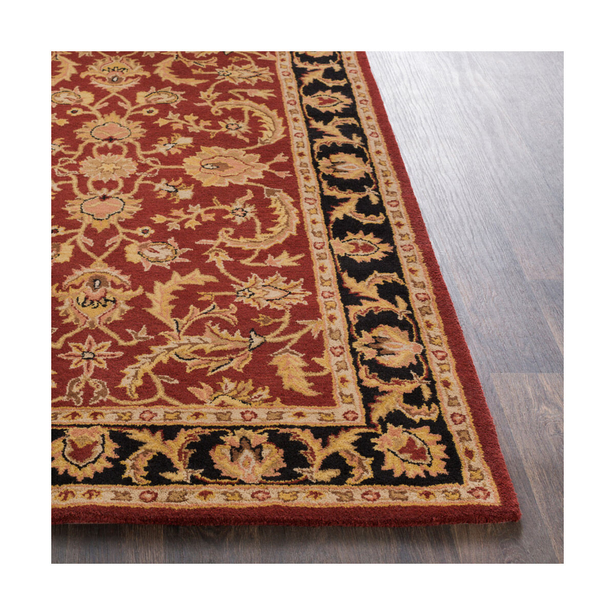 Arlo 72 X 72 inch Dark Brown/Mustard/Black/Clay Rugs, Round