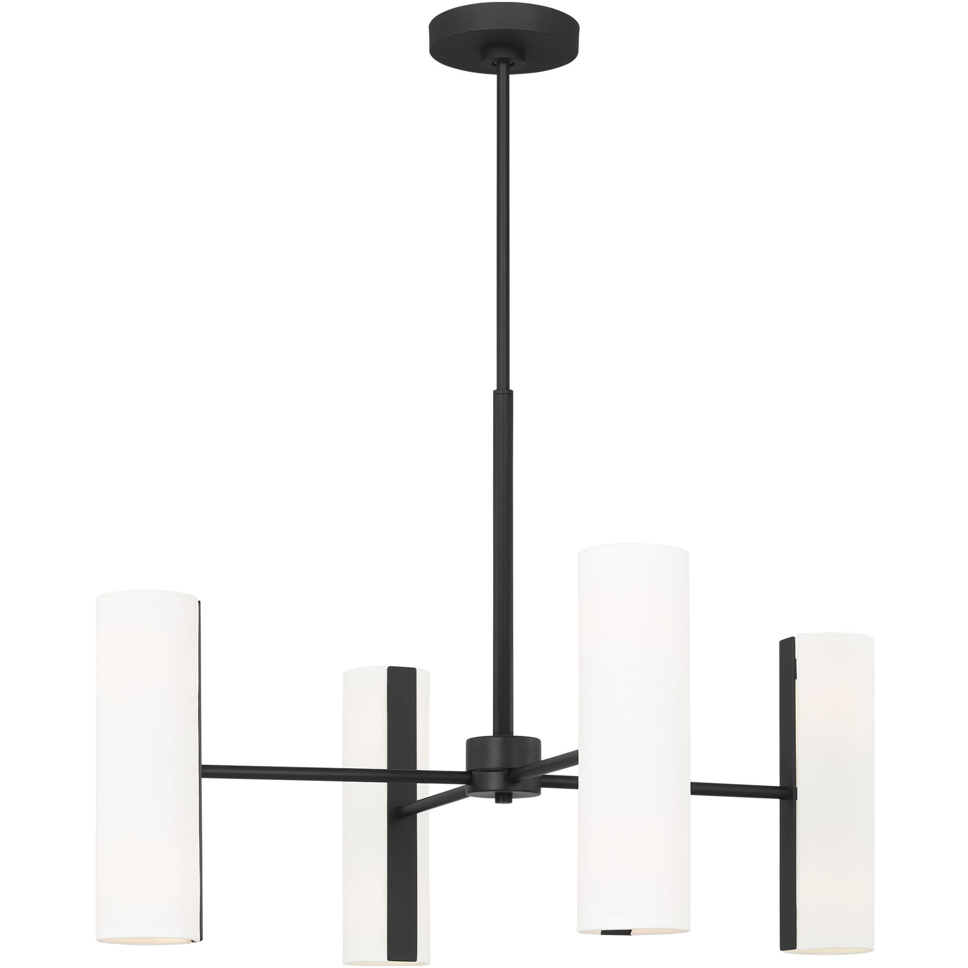 Drew & Jonathan Capalino 8 Light 30 inch Midnight Black Chandelier Ceiling Light