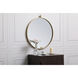 Eternity 21 X 21 inch Brass Wall Mirror