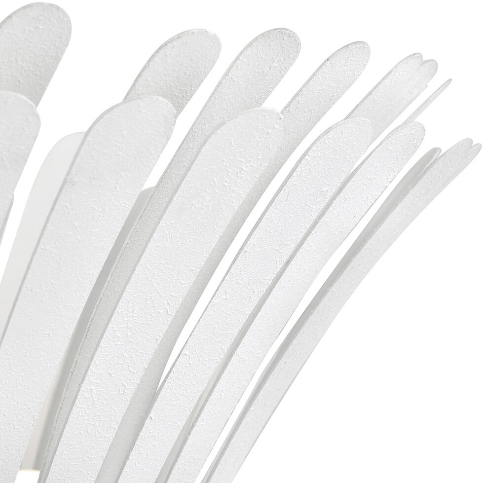 Reina 3 Light 20 inch Textured Plaster Semi-flush Mount Ceiling Light