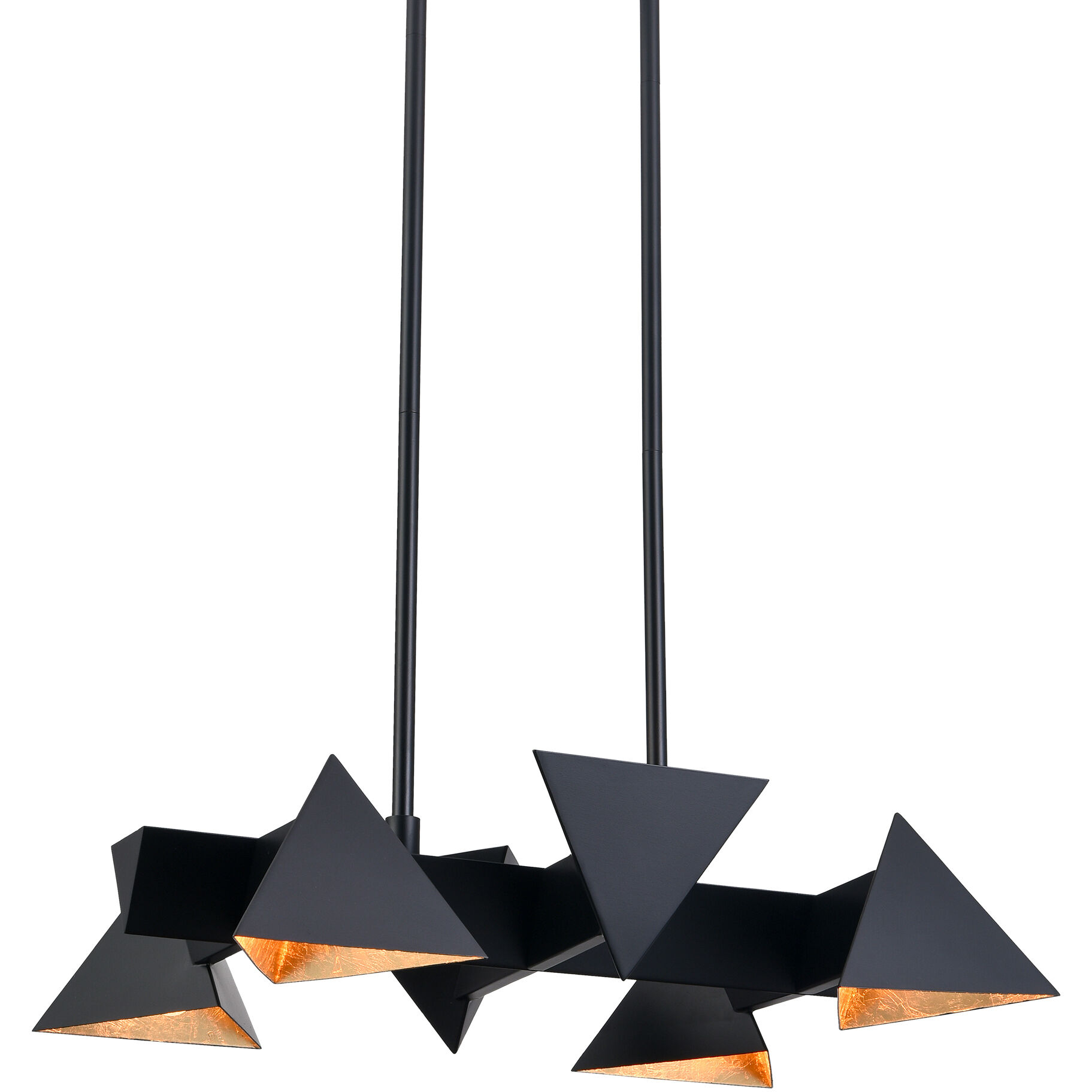 Avante 6 Light 15 inch Matte Black Chandelier Ceiling Light