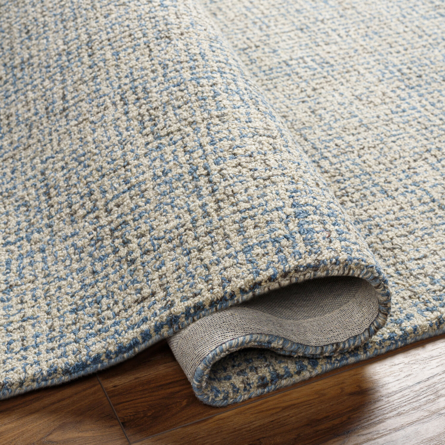 Aiden 120 X 96 inch Light Blue Rug in 8 x 10, Rectangle