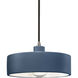 Radiance Collection 1 Light 12 inch Brushed Nickel Pendant Ceiling Light