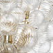Julie Neill Talia LED 45.5 inch Gild and Clear Swirled Glass Chandelier Ceiling Light