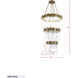 Matrix 18 Light 30 inch Havana Gold Chandelier Ceiling Light