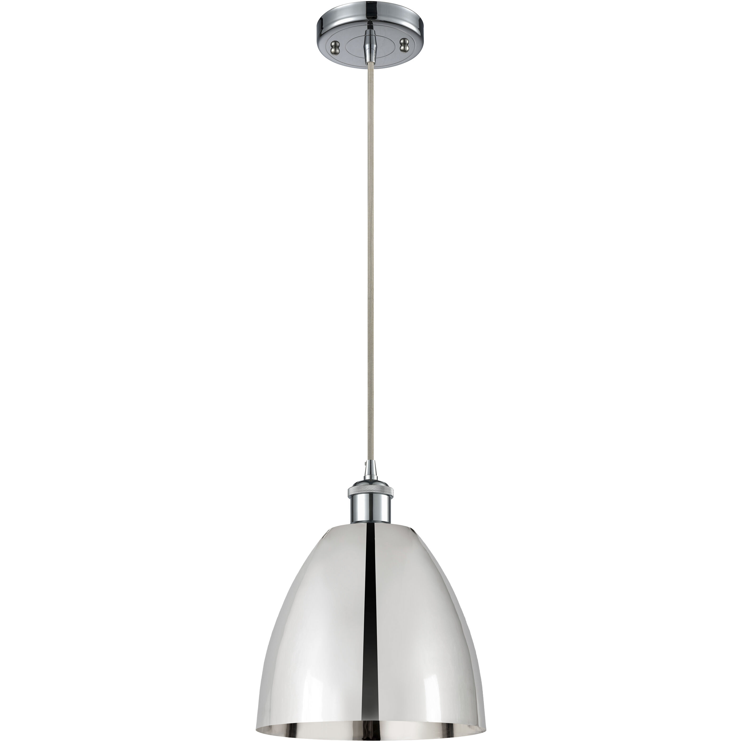 Ballston Dome 1 Light 9 inch Polished Chrome Mini Pendant Ceiling Light