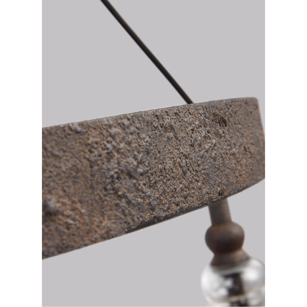 Loras 5 Light 28.63 inch Dark Weathered Iron Chandelier Ceiling Light, Medium