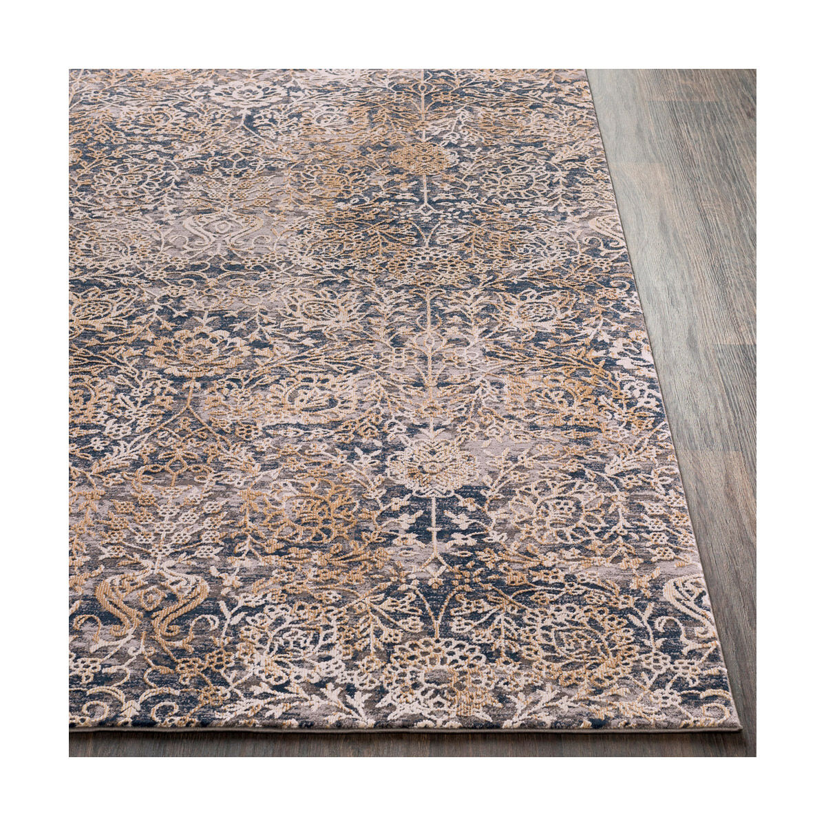 Topkapi 157 X 108 inch Camel/Taupe/Black/Cream/Khaki Rugs, Rectangle