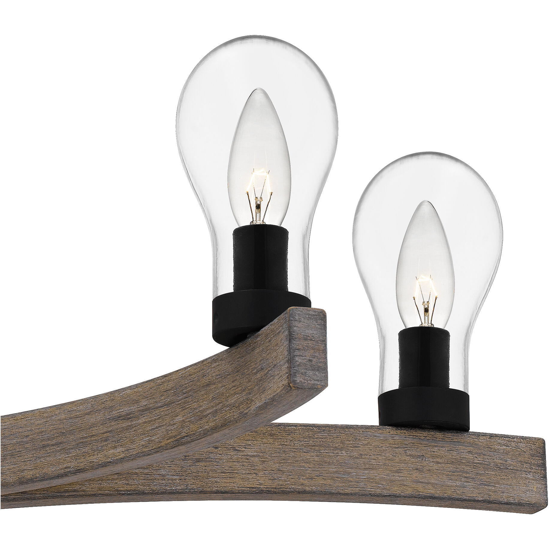 Ojai 5 Light 32 inch Matte Black Island Light Ceiling Light