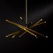 Viper 12 Light 41 inch Natural Brass Chandelier Ceiling Light