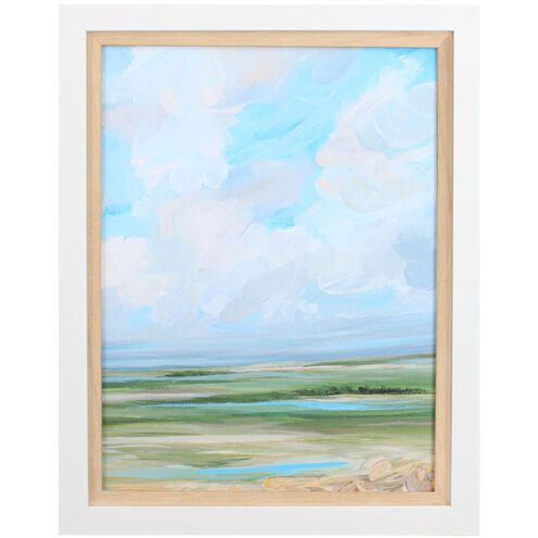 Landscapes Collection Blue Framed Art