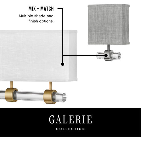 Galerie Luster LED 8 inch Heritage Brass ADA Sconce Wall Light